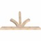 Ekena Millwork Richland Smooth Timber Gable Bracket, Douglas Fir, 60"W x 38"H x 3 1/2"D x 3 1/2"F, 15/12 Pitch GBW060X38X0404RIC00SDF - alternate 5